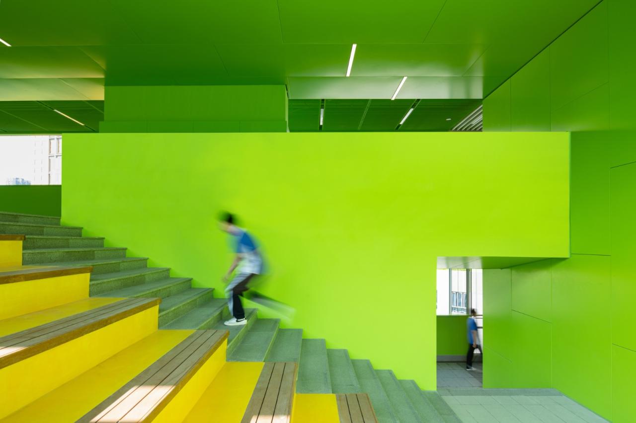 BIM建筑|福田中学校园设计 / reMIX 临界工作室