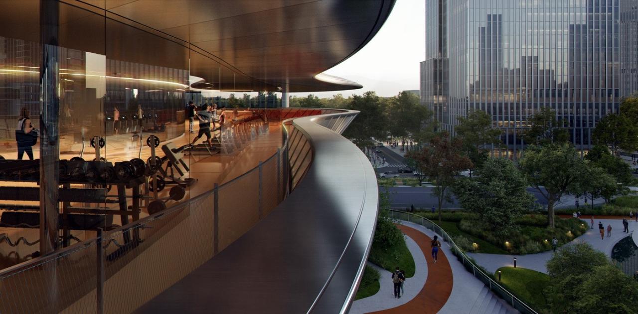 BIM建筑|云朵体育中心 / MAD马岩松石家庄新作