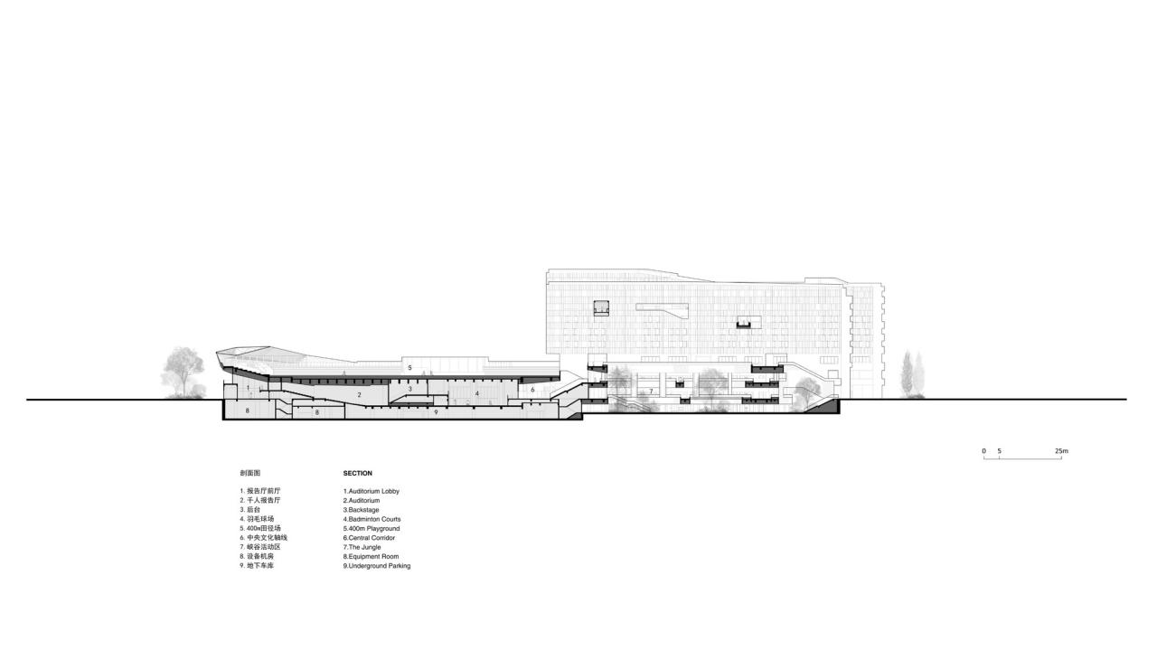 BIM建筑|福田中学校园设计 / reMIX 临界工作室