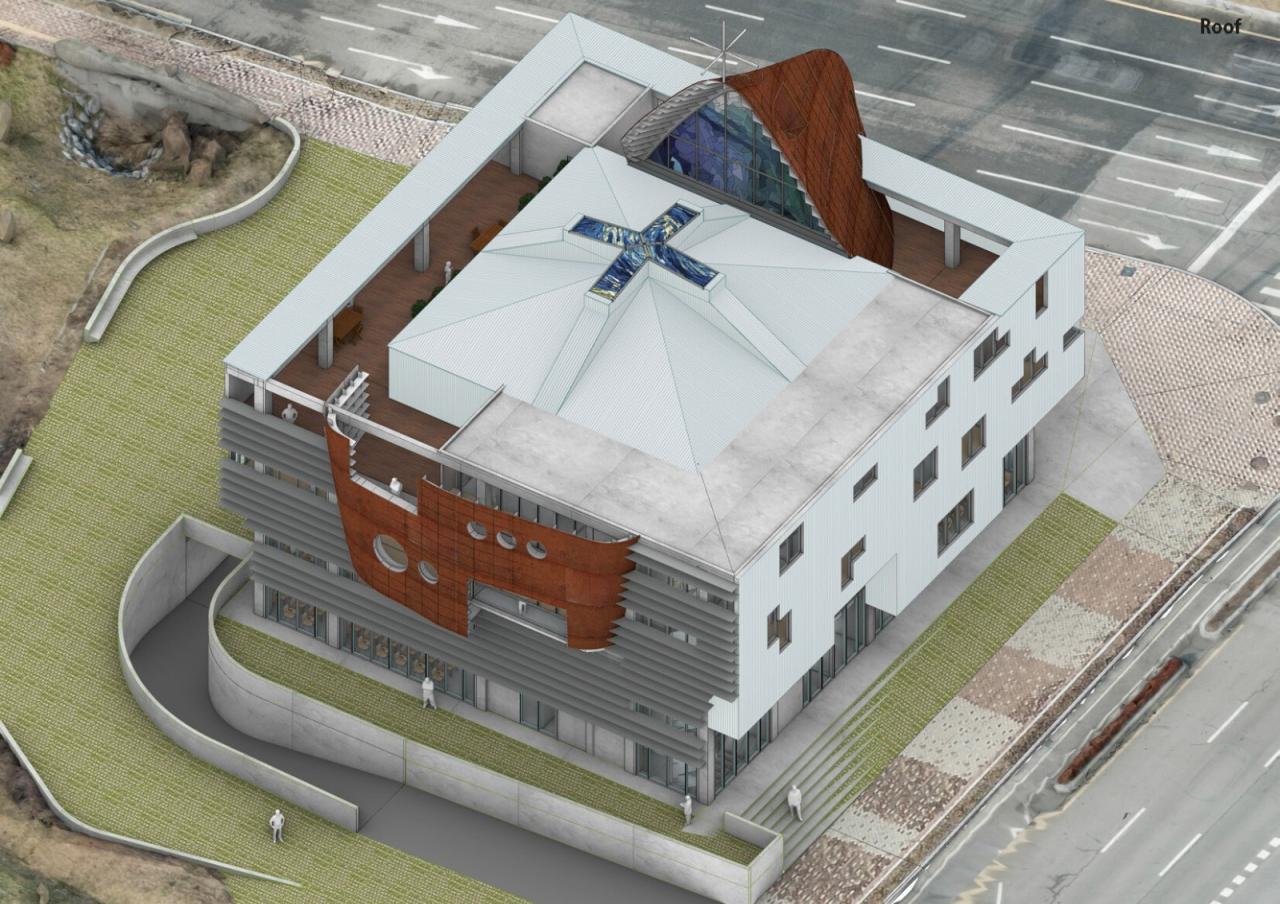 BIM建筑|永宗岛恩诺里教堂 / shinslab architecture