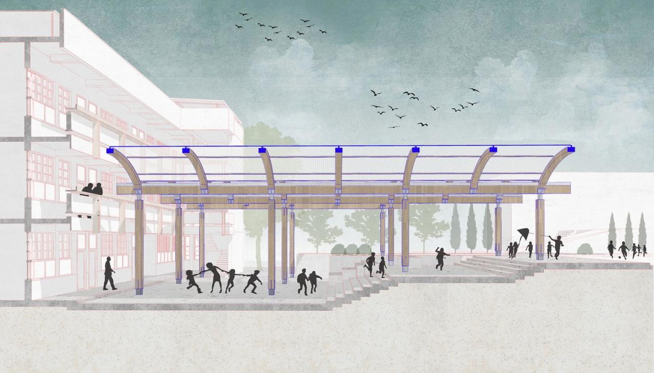 BIM建筑|绍兴孙岙小学改造 / 造作建筑