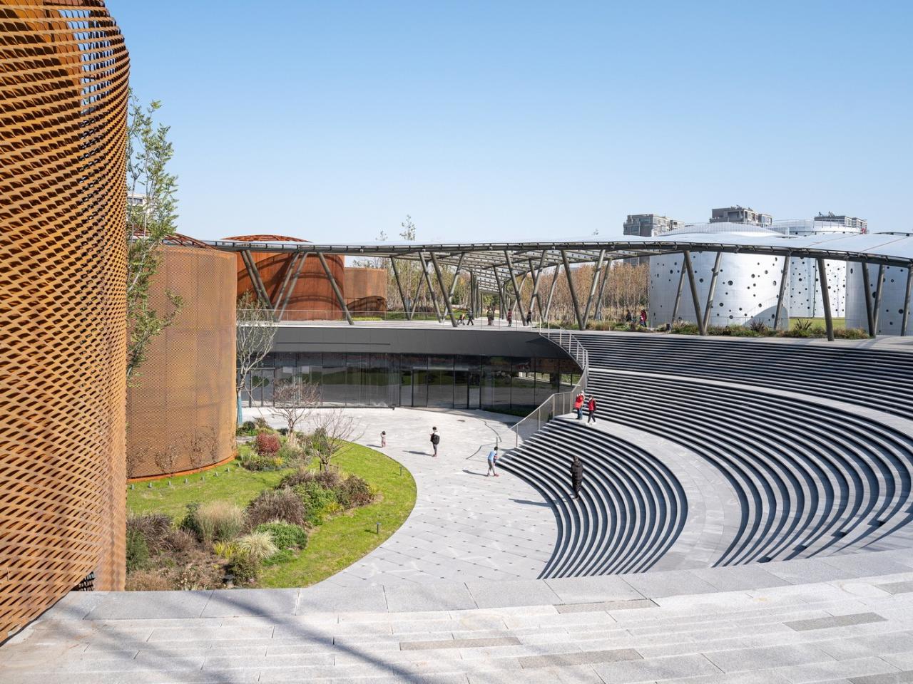 BIM建筑|杭州小河公园 / 隈研吾建筑设计事务所+浙大院