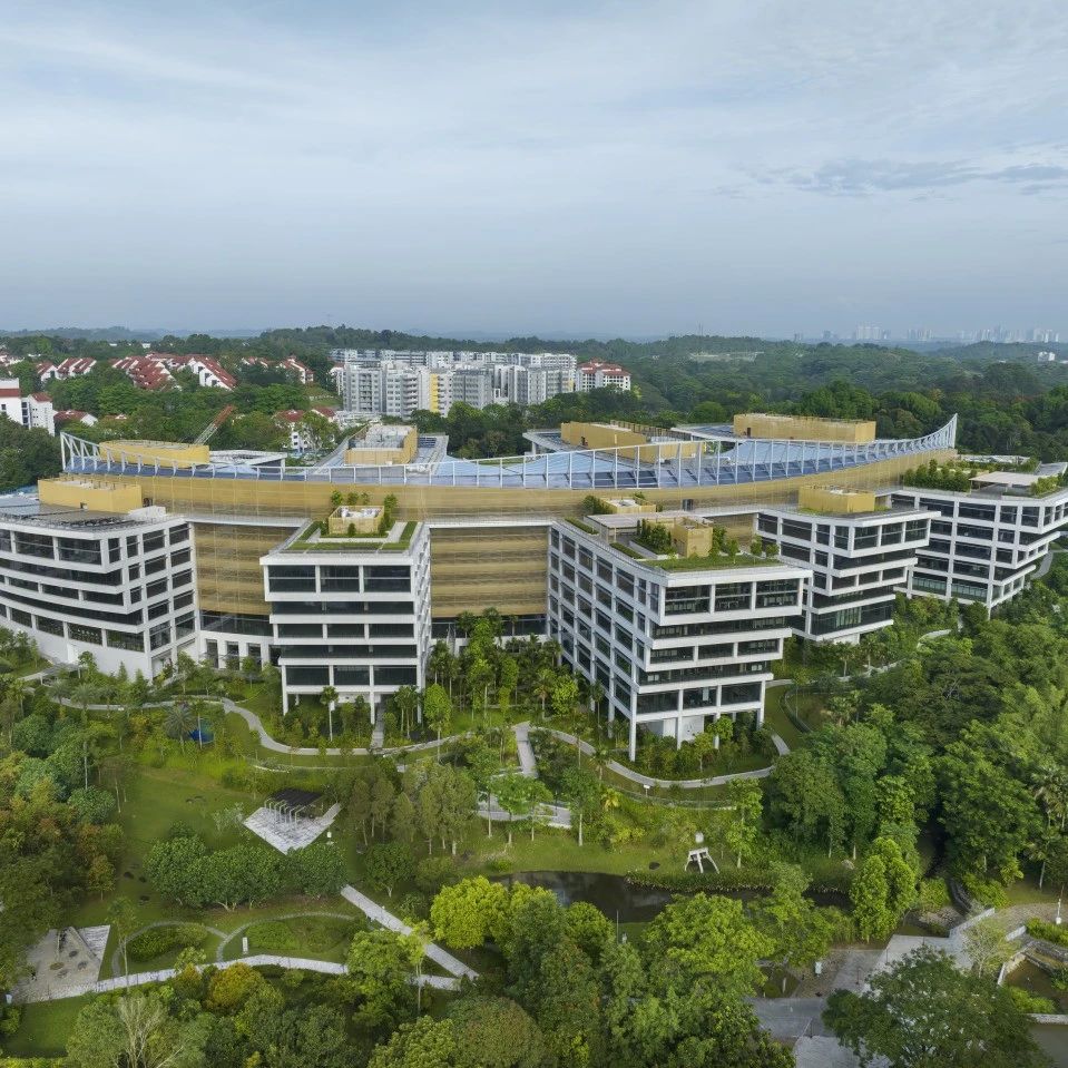 BIM建筑|开启花园办公的未来形态：盛裕集团总部 / Surbana Jurong Campus