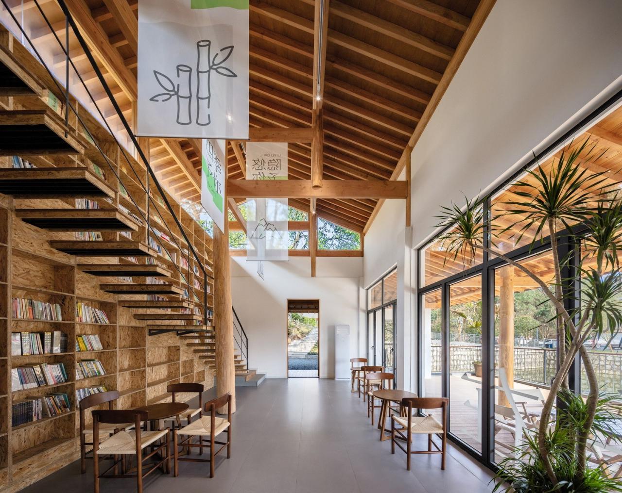 BIM建筑|大沙里乡村咖啡书屋 / 之行建筑