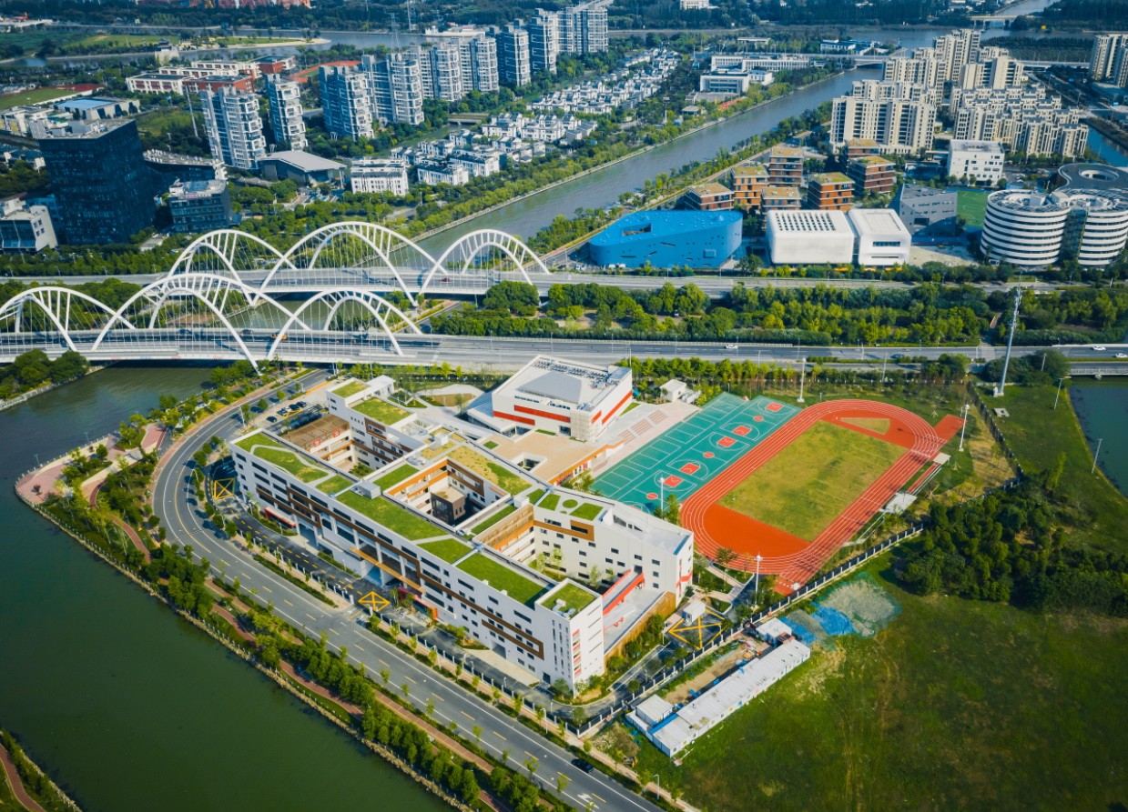 BIM建筑|此时此地：面向走班教学的高密度校园实践——青浦兰生•思源中学 / 创霖-泽柏