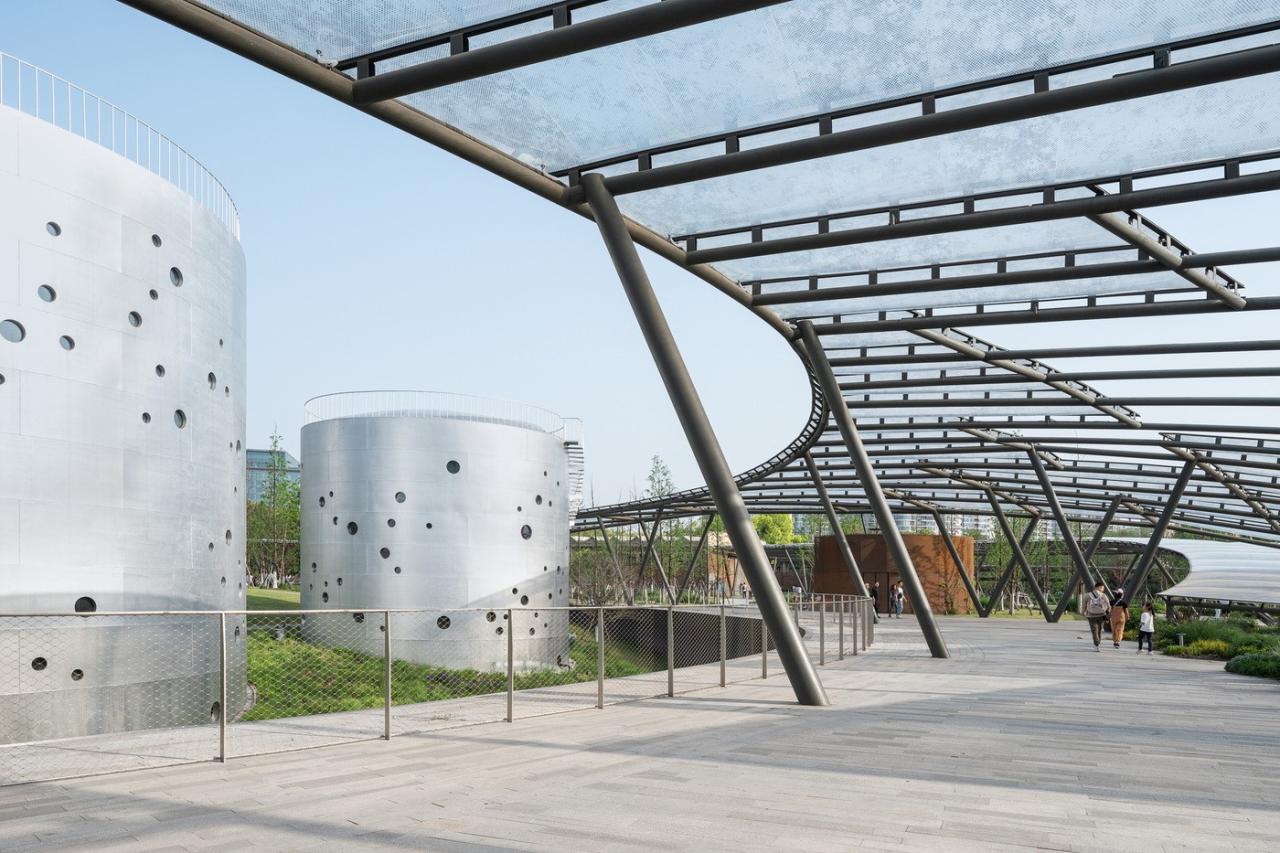 BIM建筑|杭州小河公园 / 隈研吾建筑设计事务所+浙大院