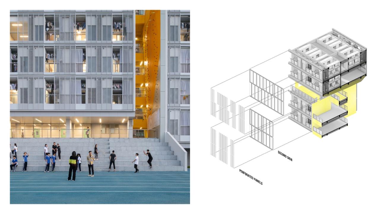 BIM建筑|福田中学校园设计 / reMIX 临界工作室