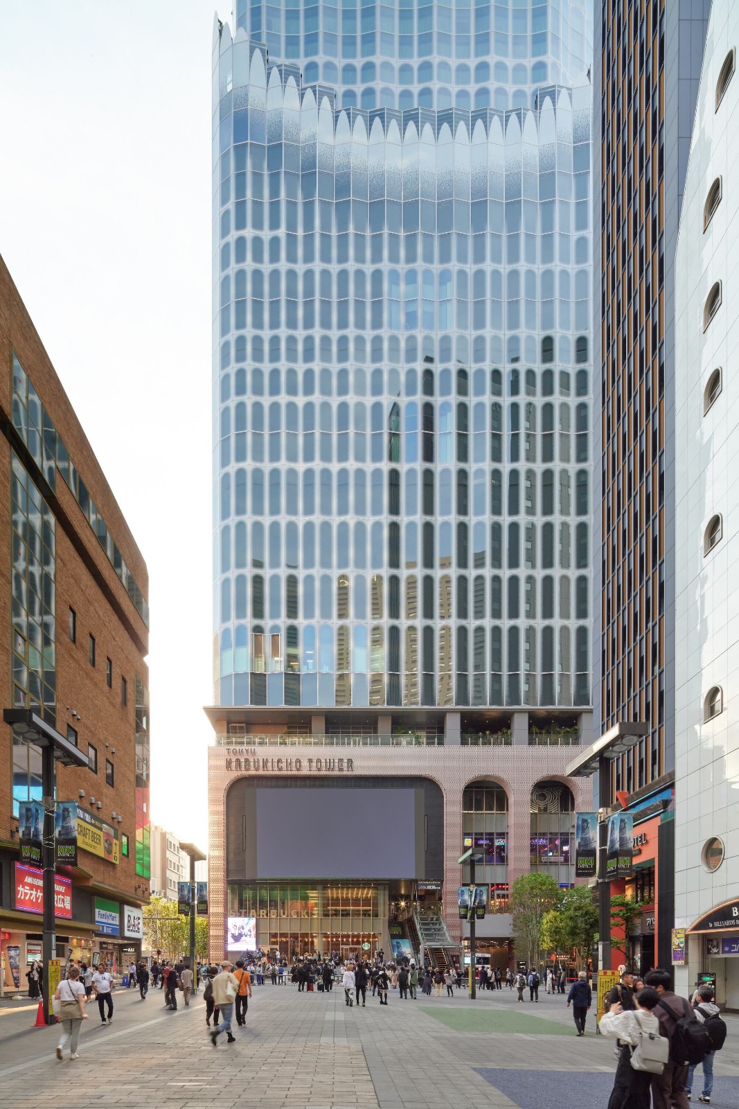 BIM建筑|东急歌舞伎町塔 / 永山祐子建筑设计 + KUME SEKKEI Co. + 东急设计