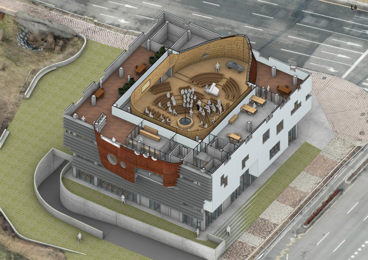 BIM建筑|永宗岛恩诺里教堂 / shinslab architecture