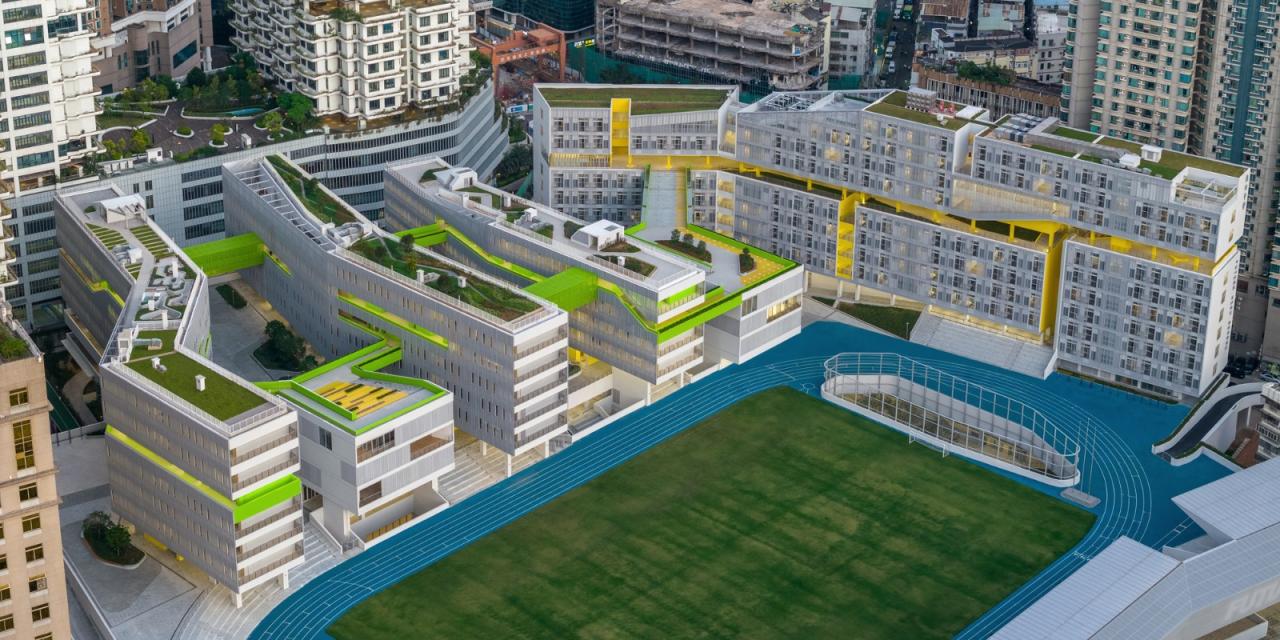 BIM建筑|福田中学校园设计 / reMIX 临界工作室