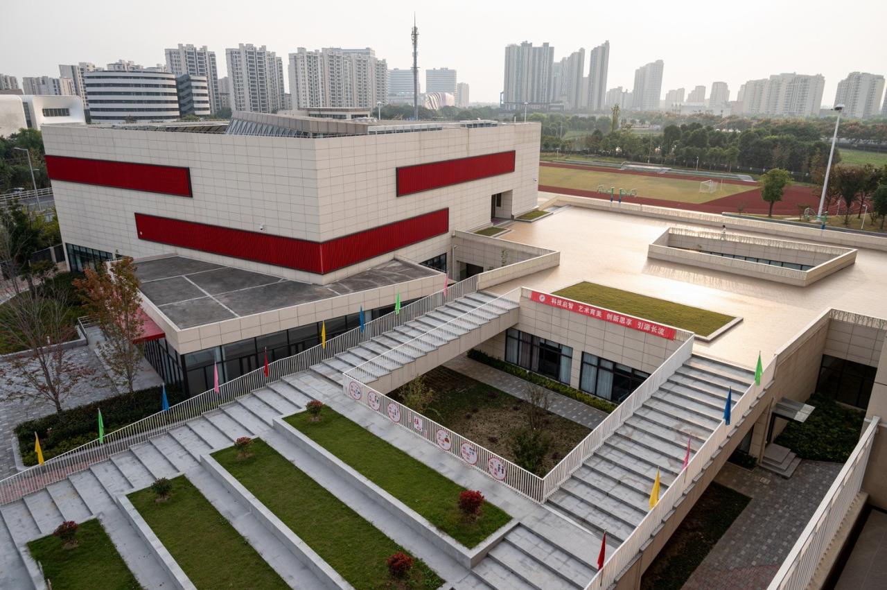 BIM建筑|此时此地：面向走班教学的高密度校园实践——青浦兰生•思源中学 / 创霖-泽柏