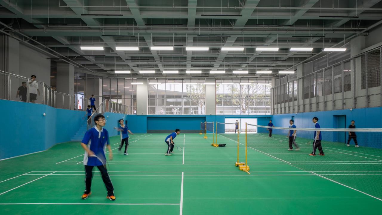 BIM建筑|福田中学校园设计 / reMIX 临界工作室