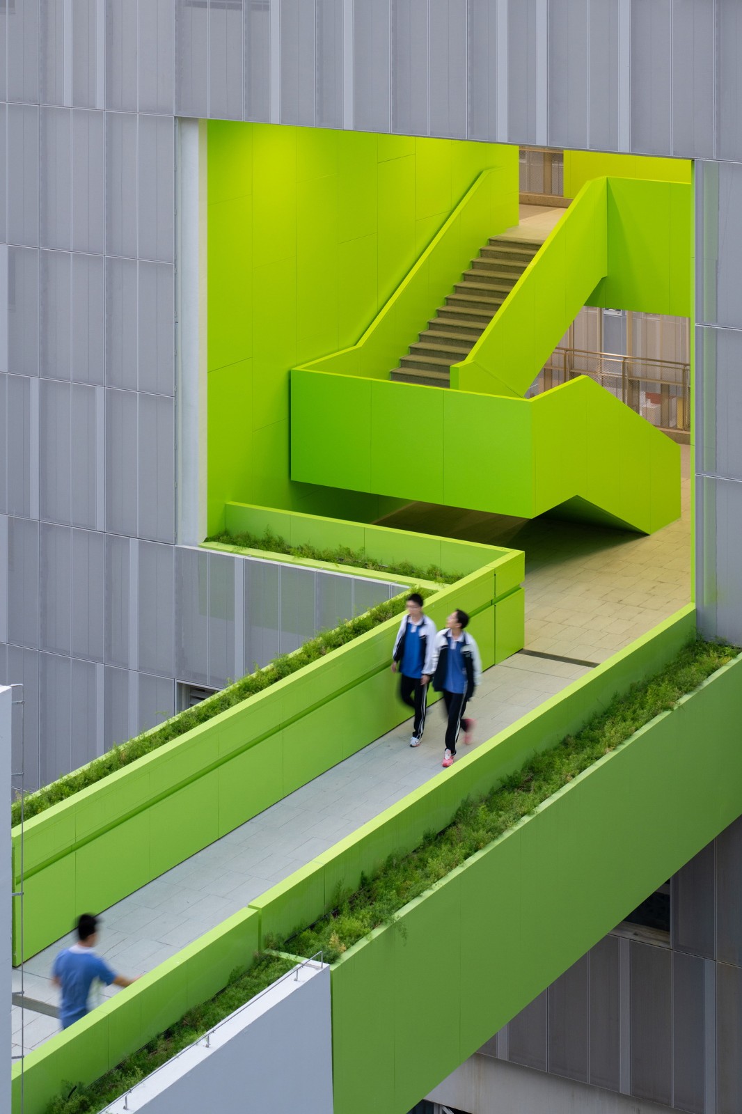 BIM建筑|福田中学校园设计 / reMIX 临界工作室