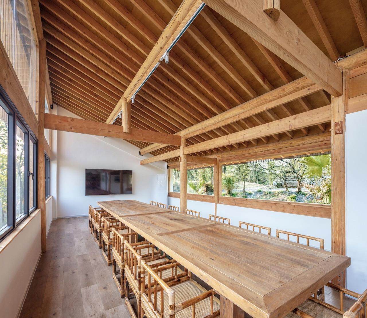 BIM建筑|大沙里乡村咖啡书屋 / 之行建筑