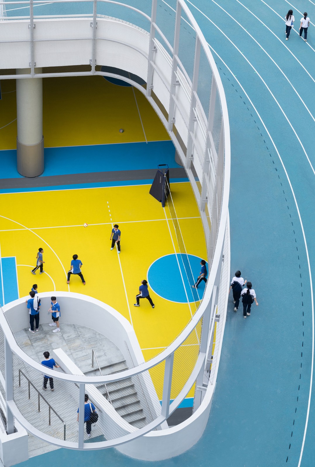 BIM建筑|福田中学校园设计 / reMIX 临界工作室