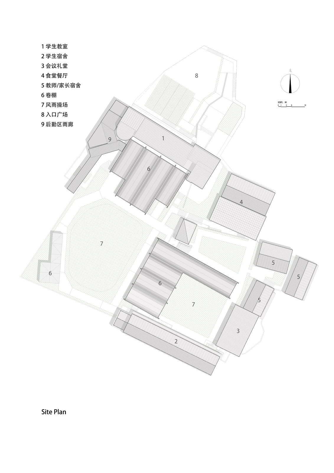 BIM建筑|绍兴孙岙小学改造 / 造作建筑