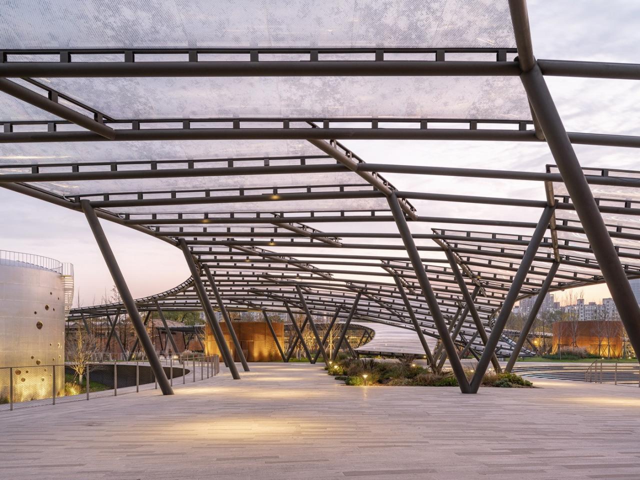 BIM建筑|杭州小河公园 / 隈研吾建筑设计事务所+浙大院