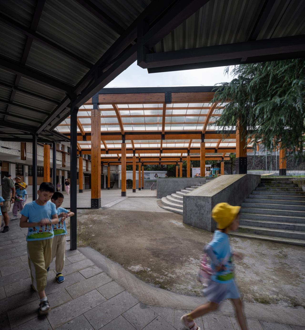 BIM建筑|绍兴孙岙小学改造 / 造作建筑