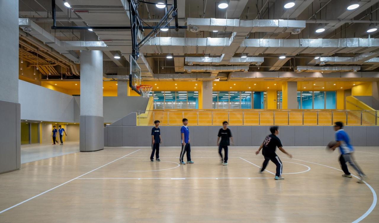 BIM建筑|福田中学校园设计 / reMIX 临界工作室