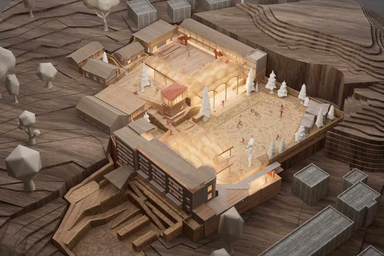 BIM建筑|绍兴孙岙小学改造 / 造作建筑