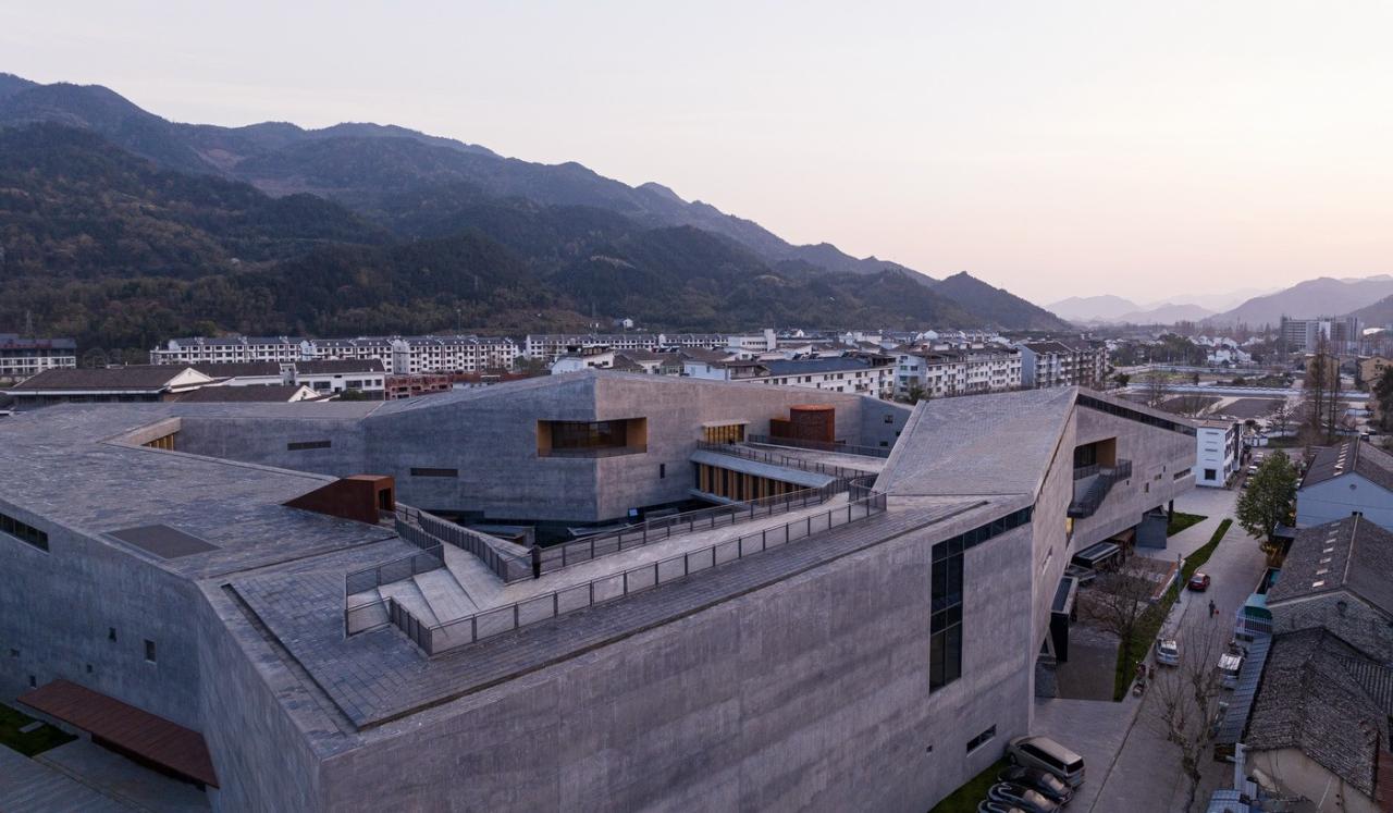 BIM建筑|丽水最大艺术综合体：古堰画乡艺术中心 / 孟凡浩-line+建筑事务所