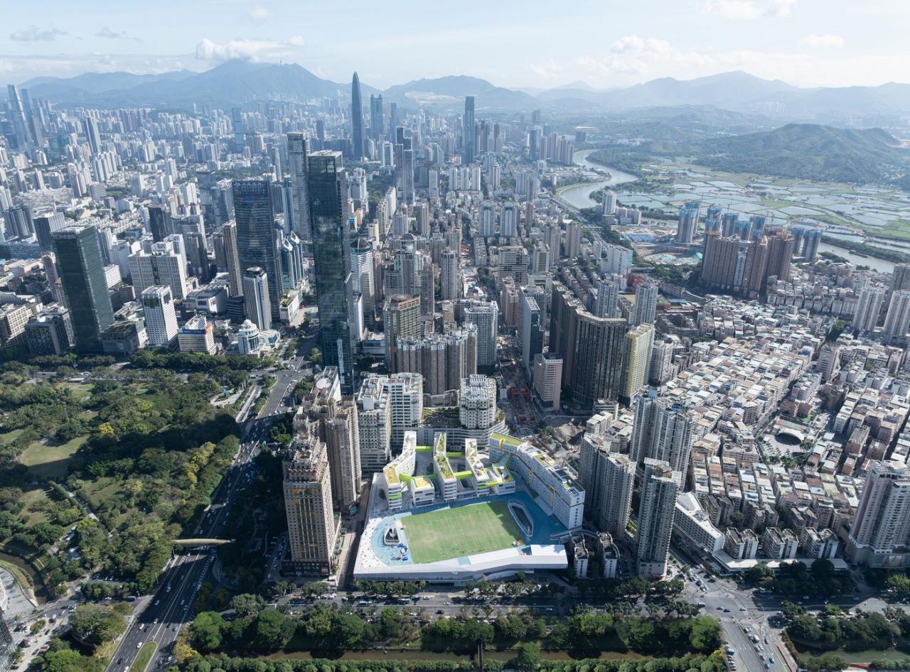 BIM建筑|福田中学校园设计 / reMIX 临界工作室