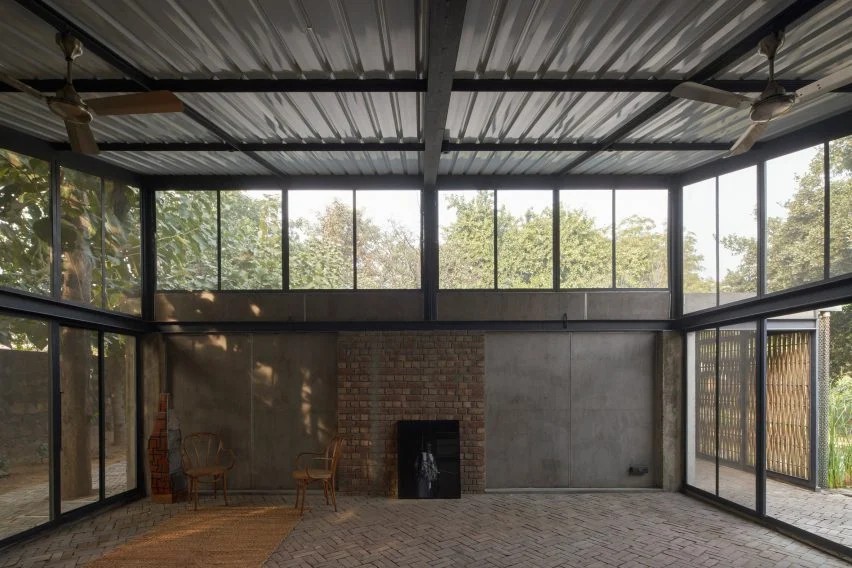 BIM建筑|阿威工作室设计竹屏风的艺术家住宅