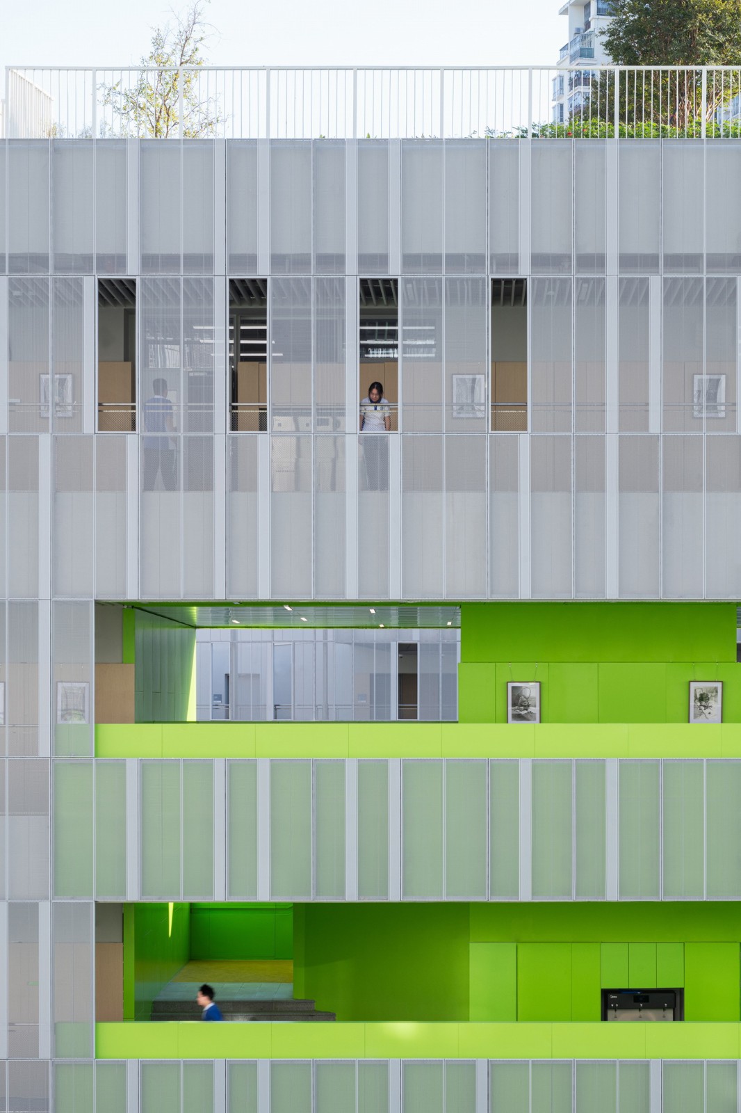 BIM建筑|福田中学校园设计 / reMIX 临界工作室