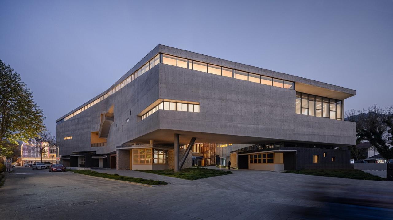 BIM建筑|丽水最大艺术综合体：古堰画乡艺术中心 / 孟凡浩-line+建筑事务所