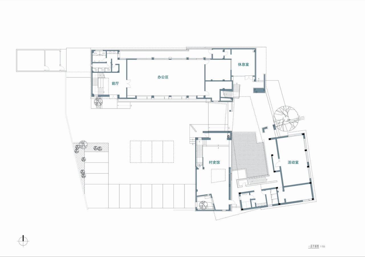 BIM建筑|龙南村党群中心 / 森上建筑