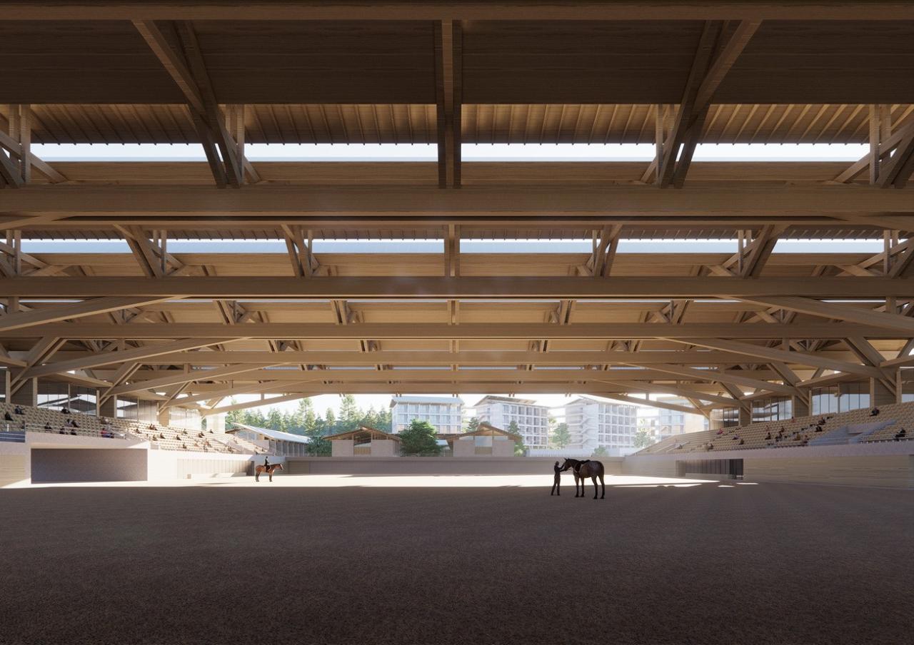 BIM建筑|深圳市光明国际马术中心/ 汤桦建筑设计