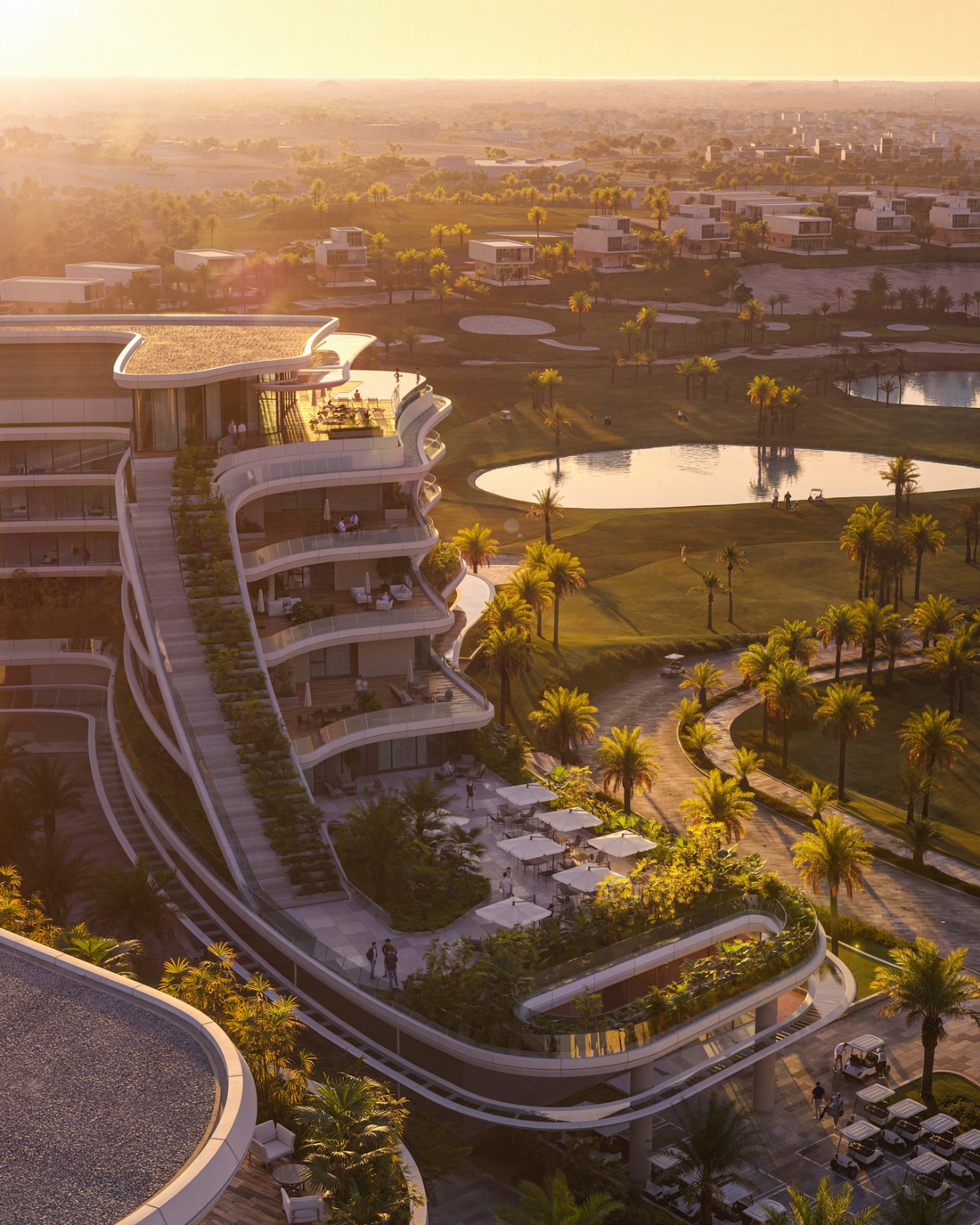 BIM建筑|为阿曼马斯喀特打造全新高尔夫体验及现代生活方式目的地：LA VIE / 10 Design