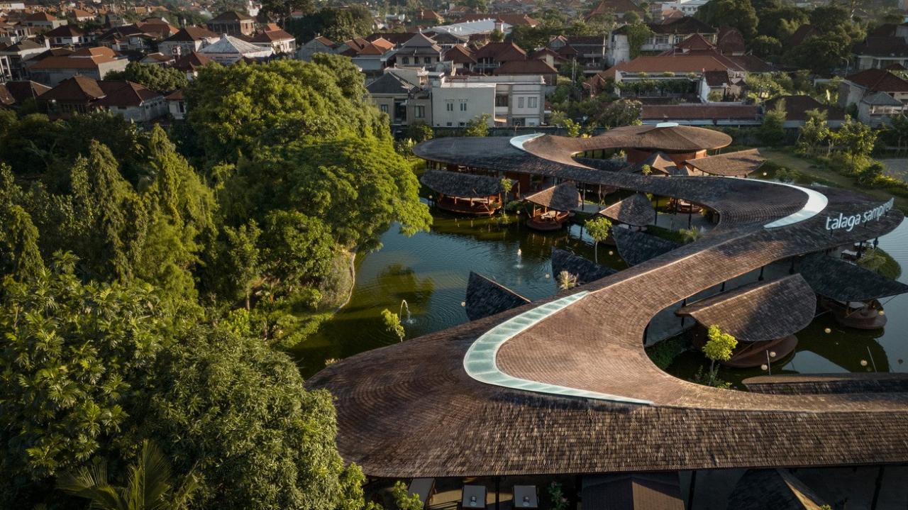 BIM建筑|Talaga Sampireun 巴厘岛餐厅 / K-Thengono Design Studio