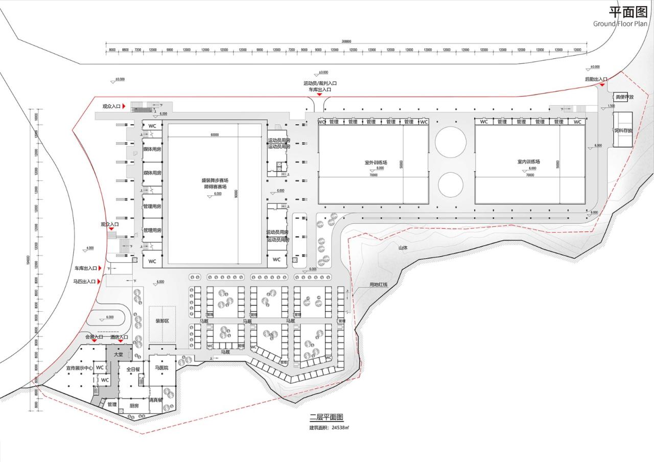 BIM建筑|深圳市光明国际马术中心/ 汤桦建筑设计