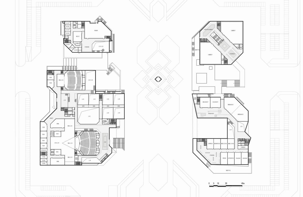 BIM建筑|山东省菏泽市郓城文化艺术中心 / 天津大学设计总院·顾志宏工作室