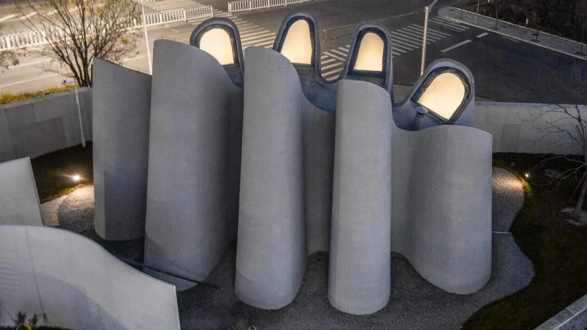 BIM建筑|人民建筑工作室设计变形虫公共厕所