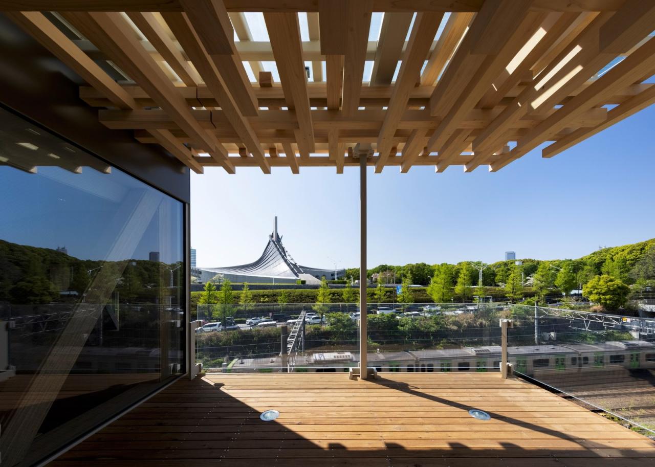 BIM建筑|AEAJ 景观平台 / 隈研吾建筑都市设计事务所