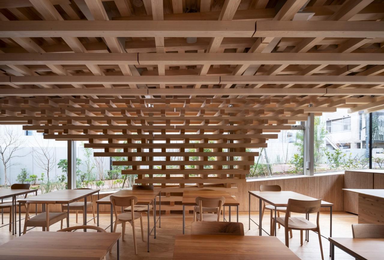 BIM建筑|AEAJ 景观平台 / 隈研吾建筑都市设计事务所