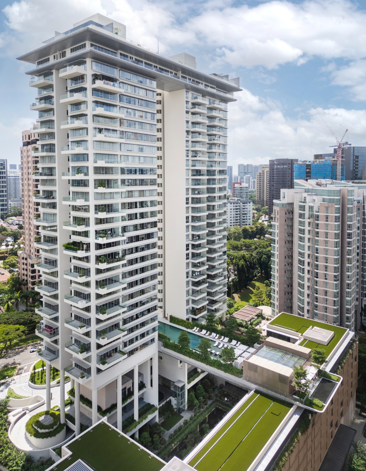 BIM建筑|铂瑞雅居与新加坡艾迪逊酒店 / 萨夫迪建筑事务所