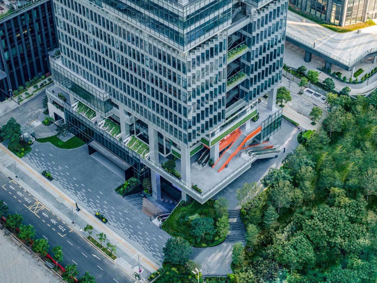 BIM建筑|T33全时中心：人、自然与科技的未来想象与表达 / Aedas建筑设计事务所