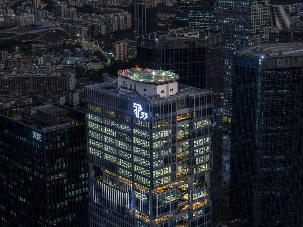 BIM建筑|T33全时中心：人、自然与科技的未来想象与表达 / Aedas建筑设计事务所