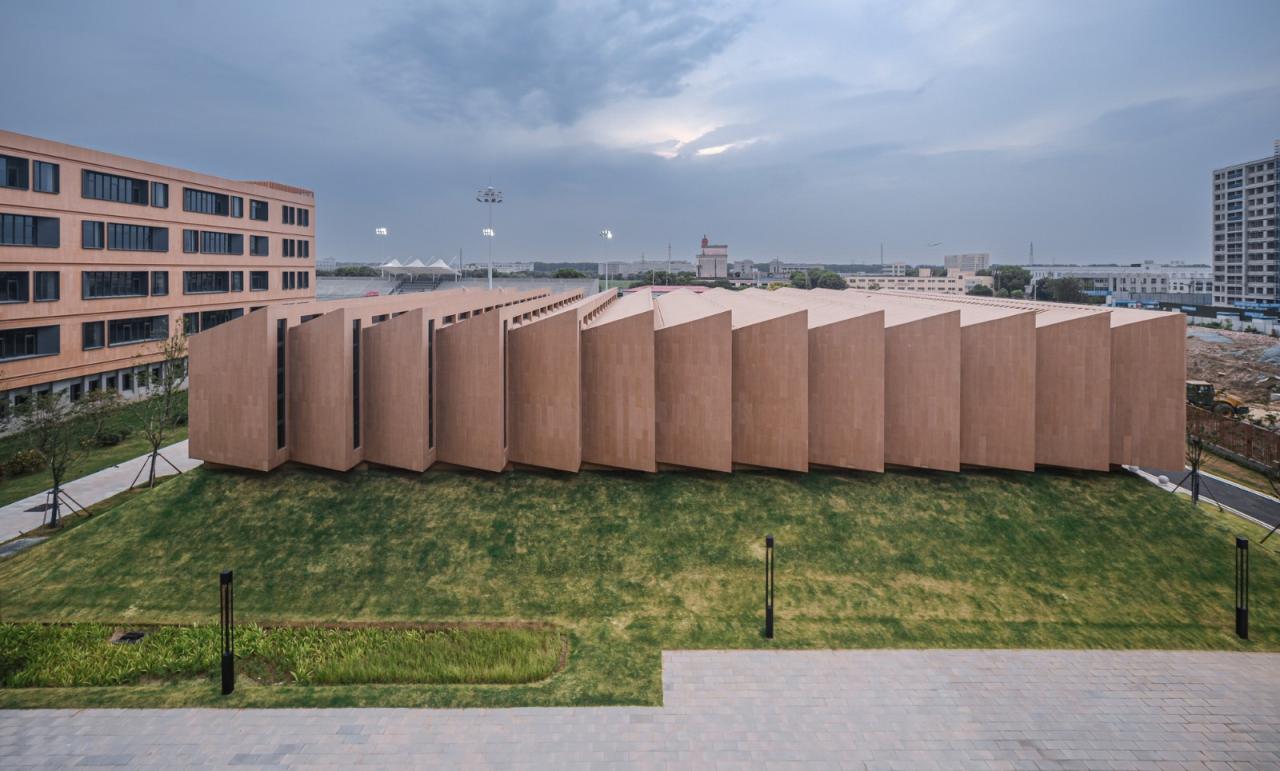 BIM建筑|江苏省梅村高级中学空港分校 / 华南理工大学建筑设计研究院