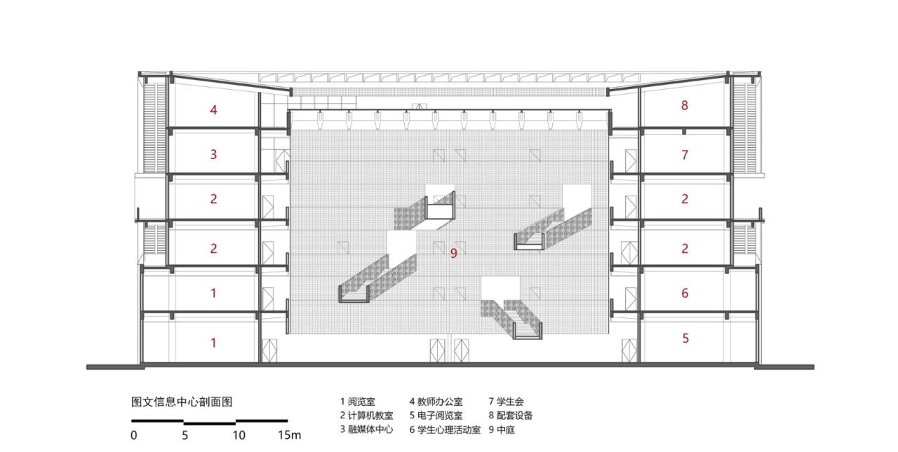 BIM建筑|江苏省梅村高级中学空港分校 / 华南理工大学建筑设计研究院