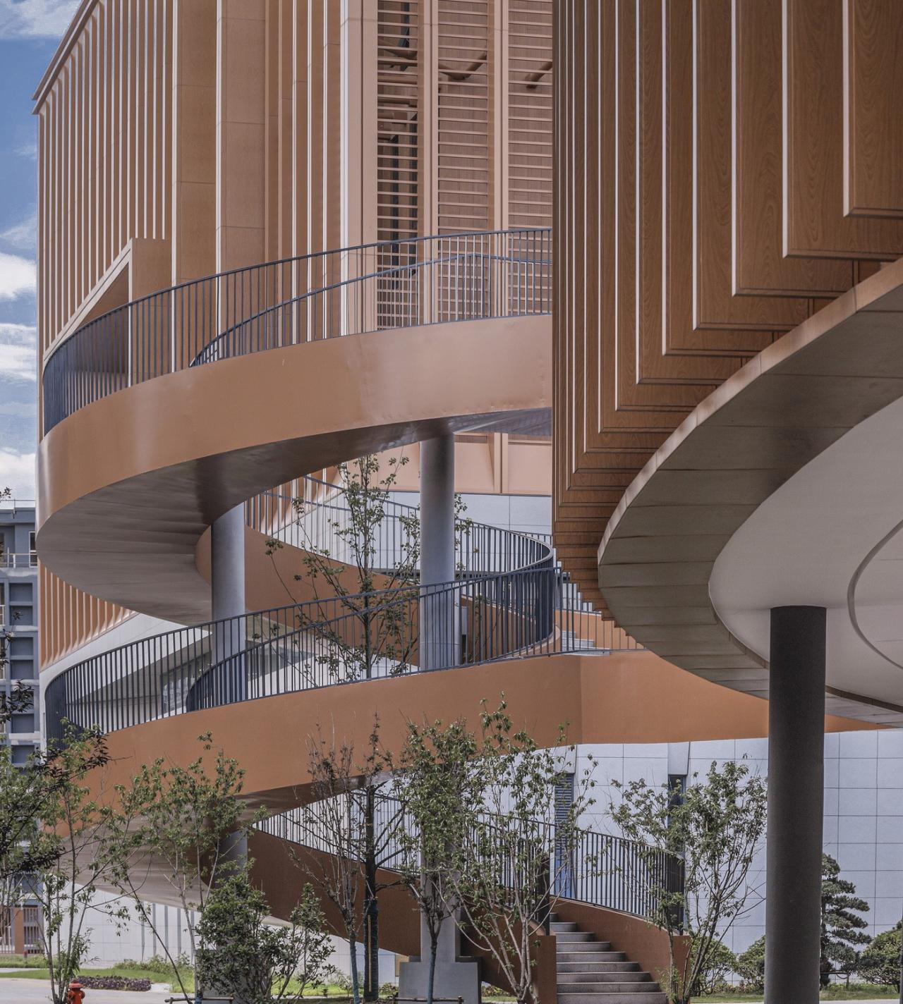 BIM建筑|江苏省梅村高级中学空港分校 / 华南理工大学建筑设计研究院