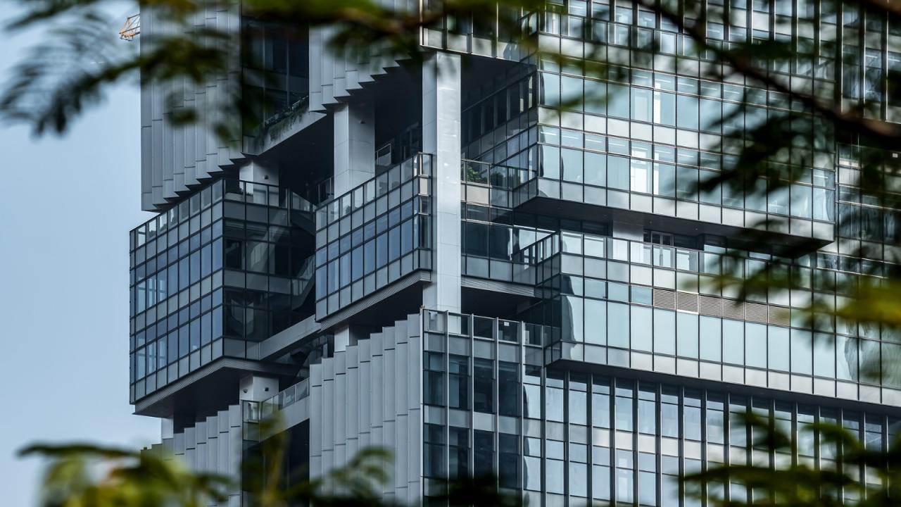 BIM建筑|T33全时中心：人、自然与科技的未来想象与表达 / Aedas建筑设计事务所