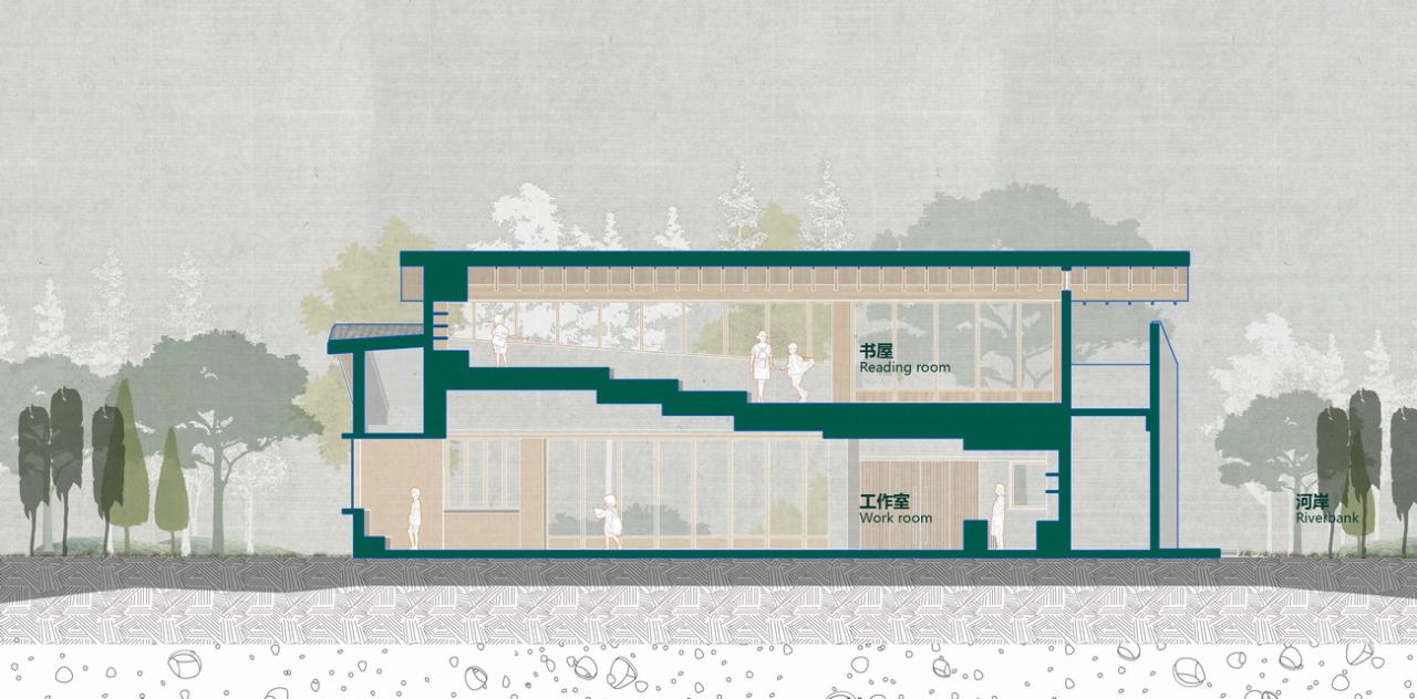 BIM建筑|龙南村伯鸿书屋 / 森上建筑