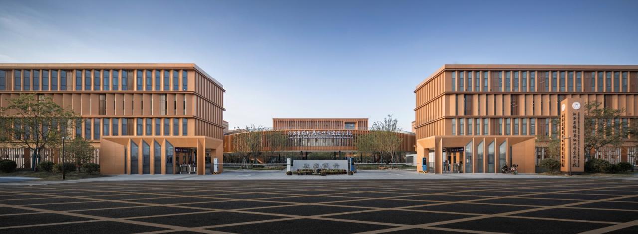 BIM建筑|江苏省梅村高级中学空港分校 / 华南理工大学建筑设计研究院