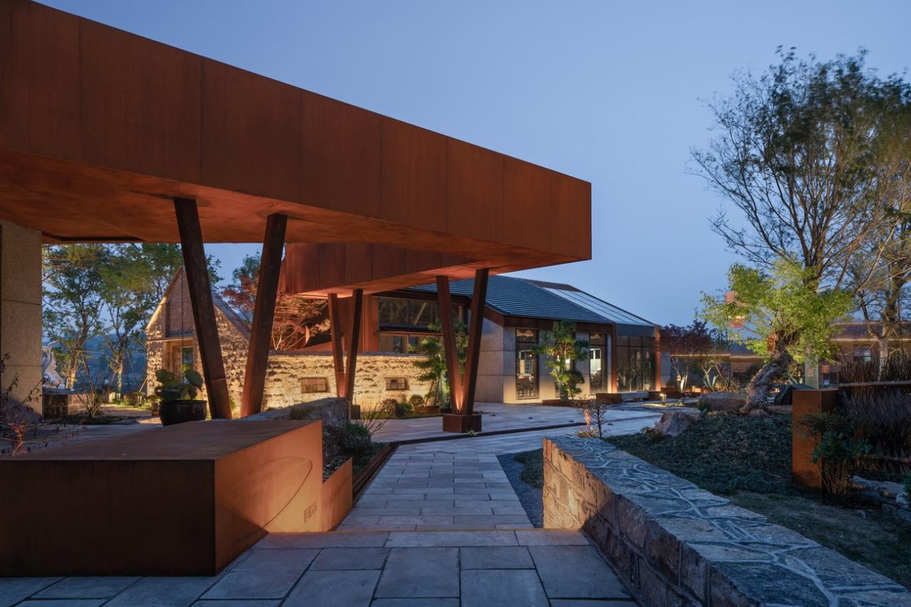 BIM建筑|无名境回崮自然疗愈民宿 / 杭州归乡宅院科技有限公司