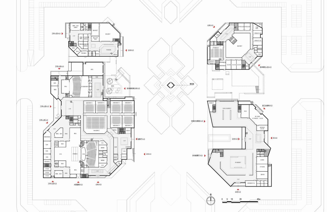 BIM建筑|山东省菏泽市郓城文化艺术中心 / 天津大学设计总院·顾志宏工作室