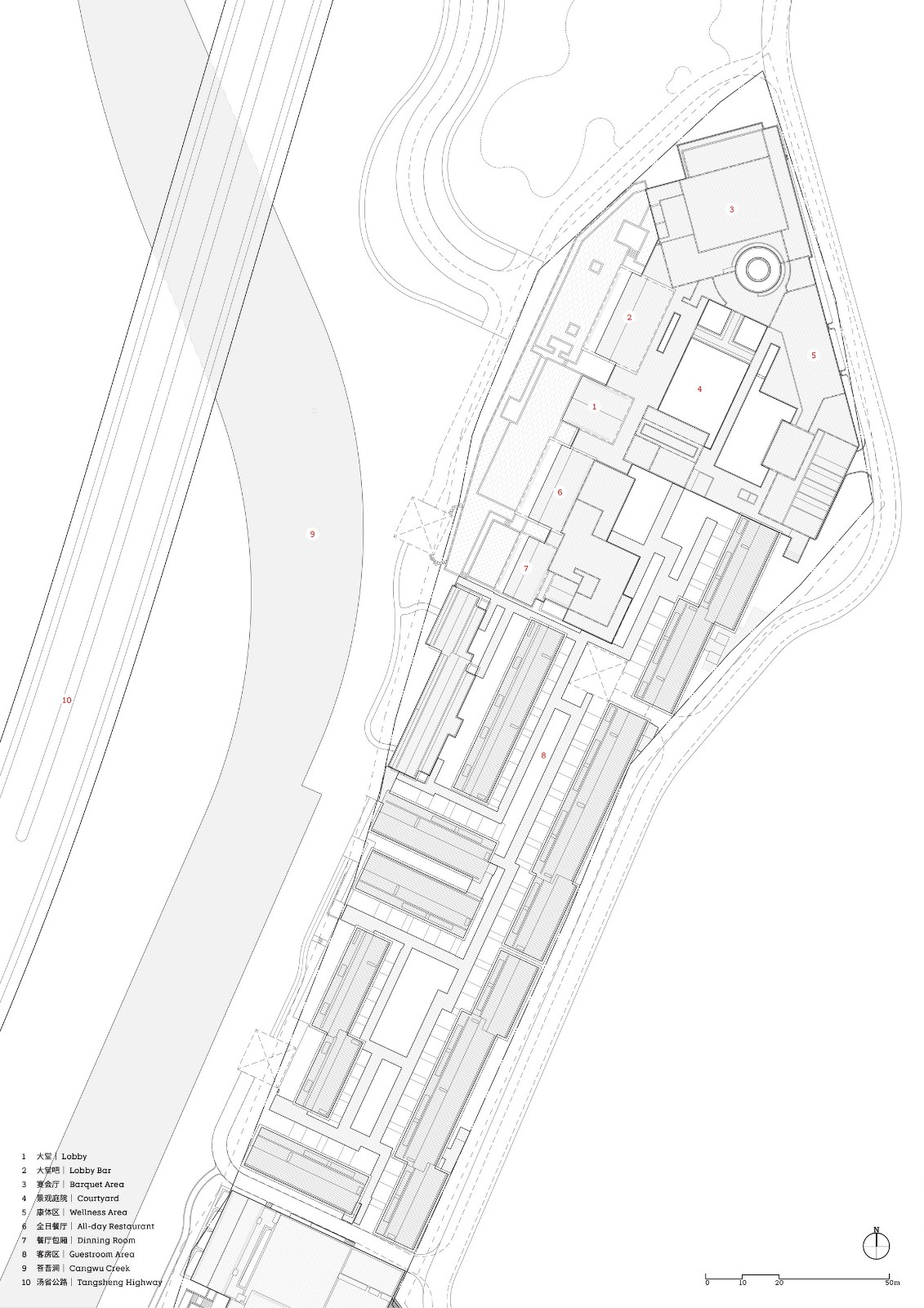 BIM建筑|宜兴雅达溪山酒店：方寸溪山 / goa大象设计